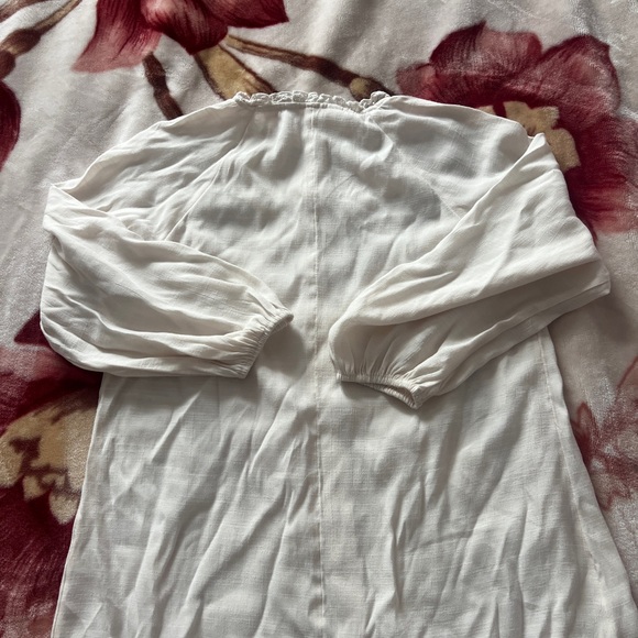 White Button-Up Blouse - Picture 2 of 7